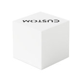 Vorlage für Personalisiertes Foto-Leerzeichen Würfel (Rückseite Schrägansicht)