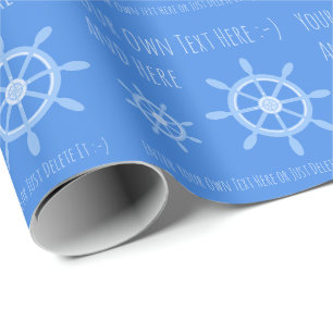 Vorlage für persönliche Geschenke für Sailor Capta Geschenkpapier