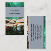 Vorlage für PilzVisitenkarten Visitenkarte (Vorne/Hinten)