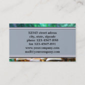 Vorlage für PilzVisitenkarten Visitenkarte (Rückseite)