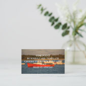 VORLAGE FÜR PINE POINT BUSINESS CARD VISITENKARTE (Stehend Vorderseite)