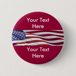 Vorlage für politische Kampagnenkandidaten-Button Button