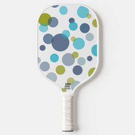 Vorlage für Polka Dots & Stripes Pickleball-Paddle Pickleball Schläger