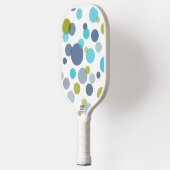 Vorlage für Polka Dots & Stripes Pickleball-Paddle Pickleball Schläger (Links)