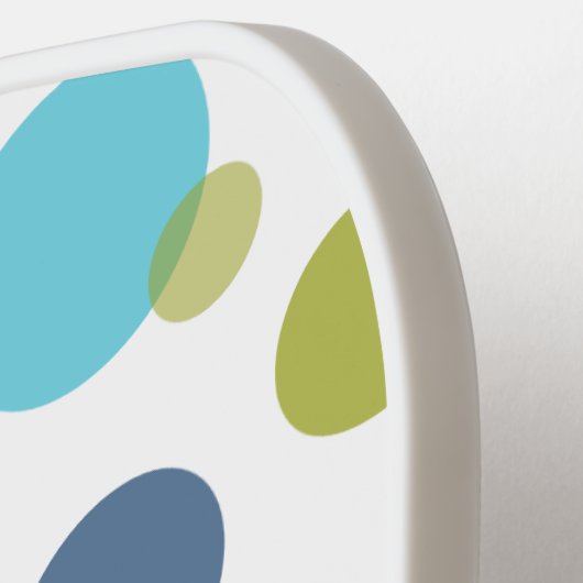 Vorlage für Polka Dots & Stripes Pickleball-Paddle Pickleball Schläger (Linke Seite)