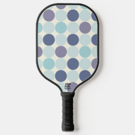 Vorlage für Polka Dots & Stripes Pickleball-Paddle Pickleball Schläger