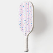 Vorlage für Polka Dots & Stripes Pickleball-Paddle Pickleball Schläger (Links)