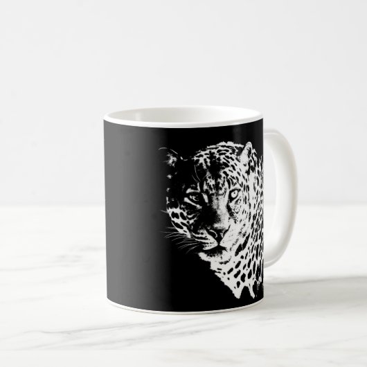 Vorlage für Pop von benutzerdefinierten Leopard-Ge Kaffeetasse (VorderseiteRechts)