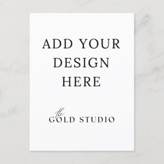 Vorlage für Postkarteneinladungen Postkarte