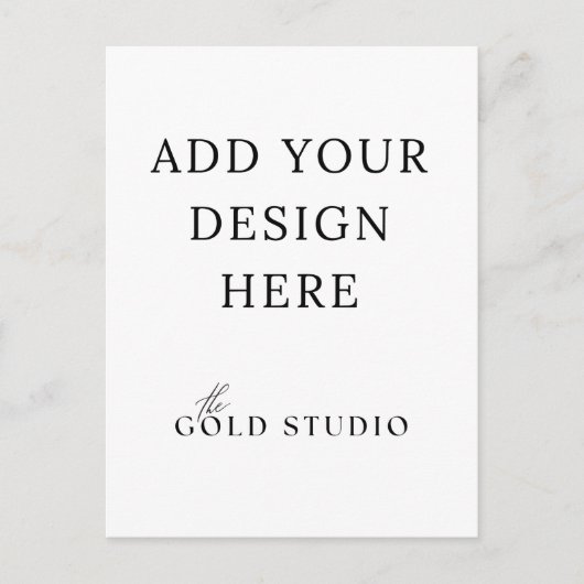 Vorlage für Postkarteneinladungen Postkarte (Vorderseite)