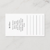 Vorlage für Power-Waschen und -Reinigung der Visit Visitenkarte (Rückseite)