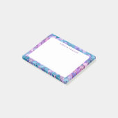 Vorlage für Rainbow Mermaid-Muster Post-it Klebezettel (angewinkelt)