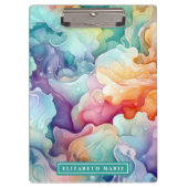 Vorlage für Rainbow Watercolor Splash Klemmbrett (Vorderseite)