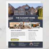 Vorlage für Real-Anwesen-Flyer (Vorne/Hinten)