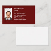 Vorlage für Realtor-Visitenkarten für berufliche F Visitenkarte (Vorne/Hinten)