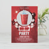 Vorlage für Red Cup Party Flyer | Editable Einladu (Stehend Vorderseite)