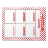 Vorlage für Red Nurdent Skills Notizblock (Vorderseite)