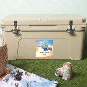 Vorlage für Reisende, Text hinzufügen, Aufkleber (Kühler)