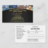 Vorlage für Reiseplaner-Agent Visitenkarte (Vorne/Hinten)