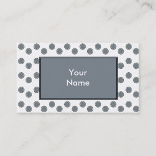 Vorlage für Retro Dots Business Card Visitenkarte