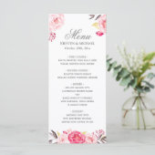 Vorlage für romantische Chic Floral Wedding (Stehend Vorderseite)