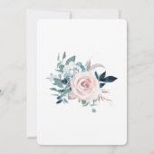 Vorlage für Rose Gold und Navy Blue Brautparty (Rückseite)