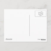 Vorlage für rote Blume Postkarte (Rückseite)