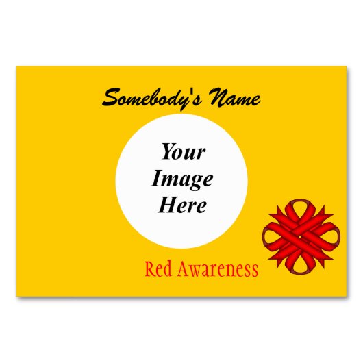 Vorlage für rote Kleeblatt Tischnummer (Vorderseite)