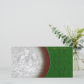 Vorlage für rote und grüne Ferien (Stehend Vorderseite)