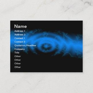 Vorlage für Royally Elegant Blue Business Card Visitenkarte