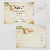 Vorlage für RSVP-Karten (Vorne/Hinten)