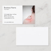 Vorlage für rückständige Visitenkarten von Frauen Visitenkarte (Vorne/Hinten)