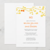 Vorlage für rustikale Gelb- und Orangenblüten, Hoc (Vorne/Hinten)