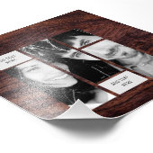 Vorlage für rustikales Foto - Übertragung auf ein (Ecke)