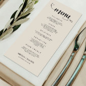 Vorlage für Sage Boho Wedding Menu Cards