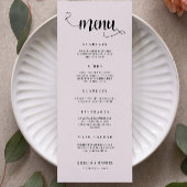 Vorlage für Sage Boho Wedding Menu Cards