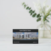 Vorlage für San Diego Business Card Visitenkarte (Stehend Vorderseite)