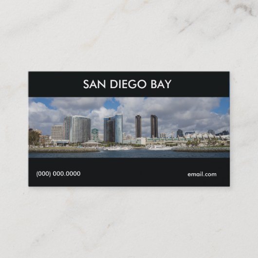 Vorlage für San Diego Business Card Visitenkarte (Vorderseite)