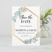 Vorlage für Save the Date (Stehend Vorderseite)