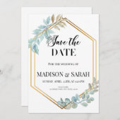 Vorlage für Save the Date (Vorne/Hinten)