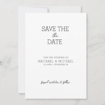 Vorlage für Save the Date