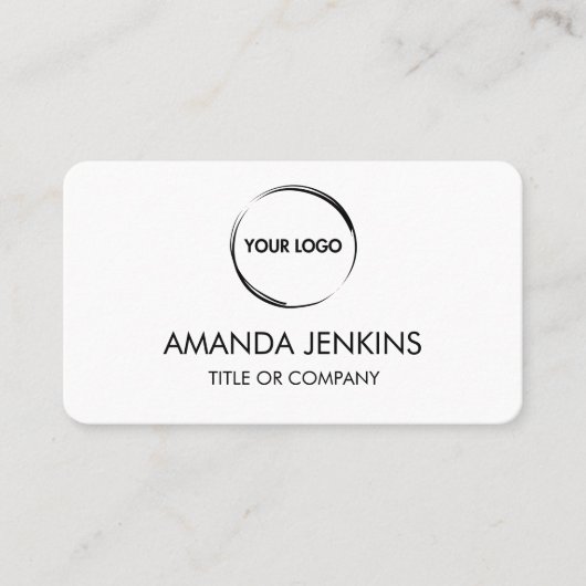 Vorlage für schlichtes, generisches Design Visitenkarte (Vorderseite)