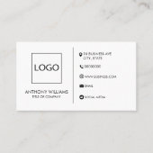Vorlage für schlichtes, generisches Design Visitenkarte (Vorderseite)