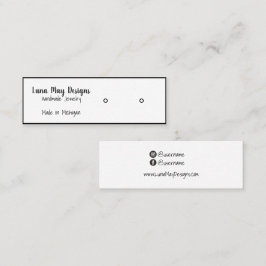 Vorlage für Schmuck-Visitenkarten Mini Visitenkarte