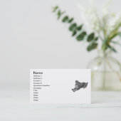 Vorlage für Schnauzer Pup Cards Visitenkarte (Stehend Vorderseite)