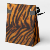 Vorlage für schwarz gestreifte Tiger-Felle oder Ha Geschenkschachtel (Rückseite)