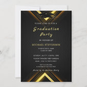 Vorlage für Schwarz-Gold-Abschluss (Vorderseite)