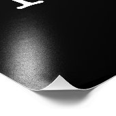 Vorlage für Schwarz-Weiß-Inspiration Fotodruck (Ecke)