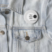 Vorlage für schwarze Blume von Multifunktionsleist Button (Beispiel)