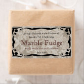 Vorlage für schwarze Rahmen und braunes Etikett (Insitu)